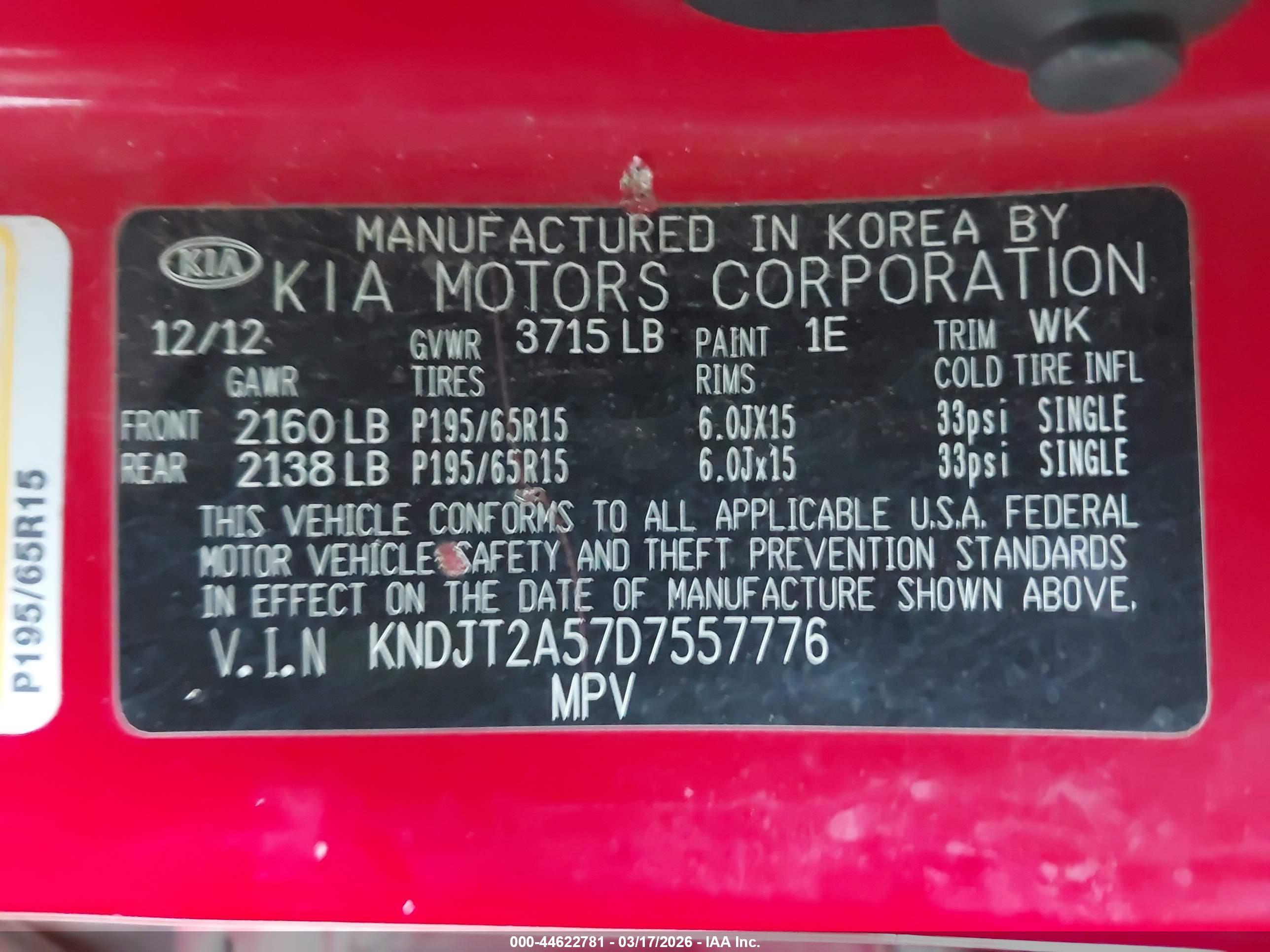 2013 Kia #9