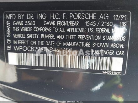 1992 Porsche #9