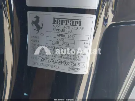 2017 Ferrari #9